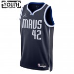 Maillot NBA Dallas Mavericks Maximilian Kleber 42 Jordan 2022-23 Statement Edition Navy Swingman - Enfant